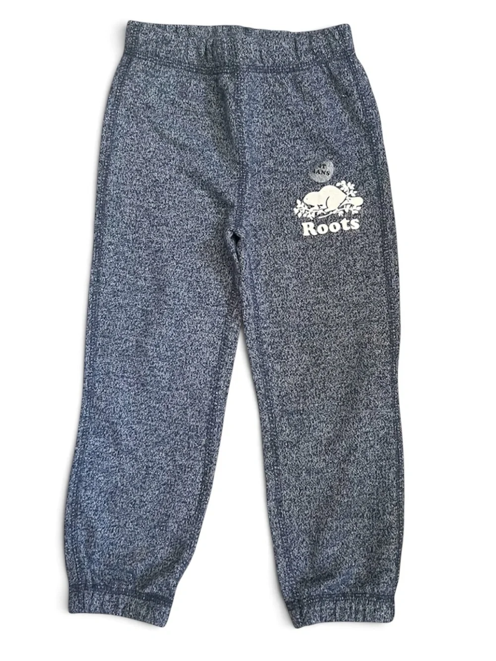 Roots Heather Navy Kids Hoodie & Sweatpants Set